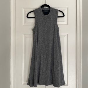 Mauve swing dress from Anthropologie.